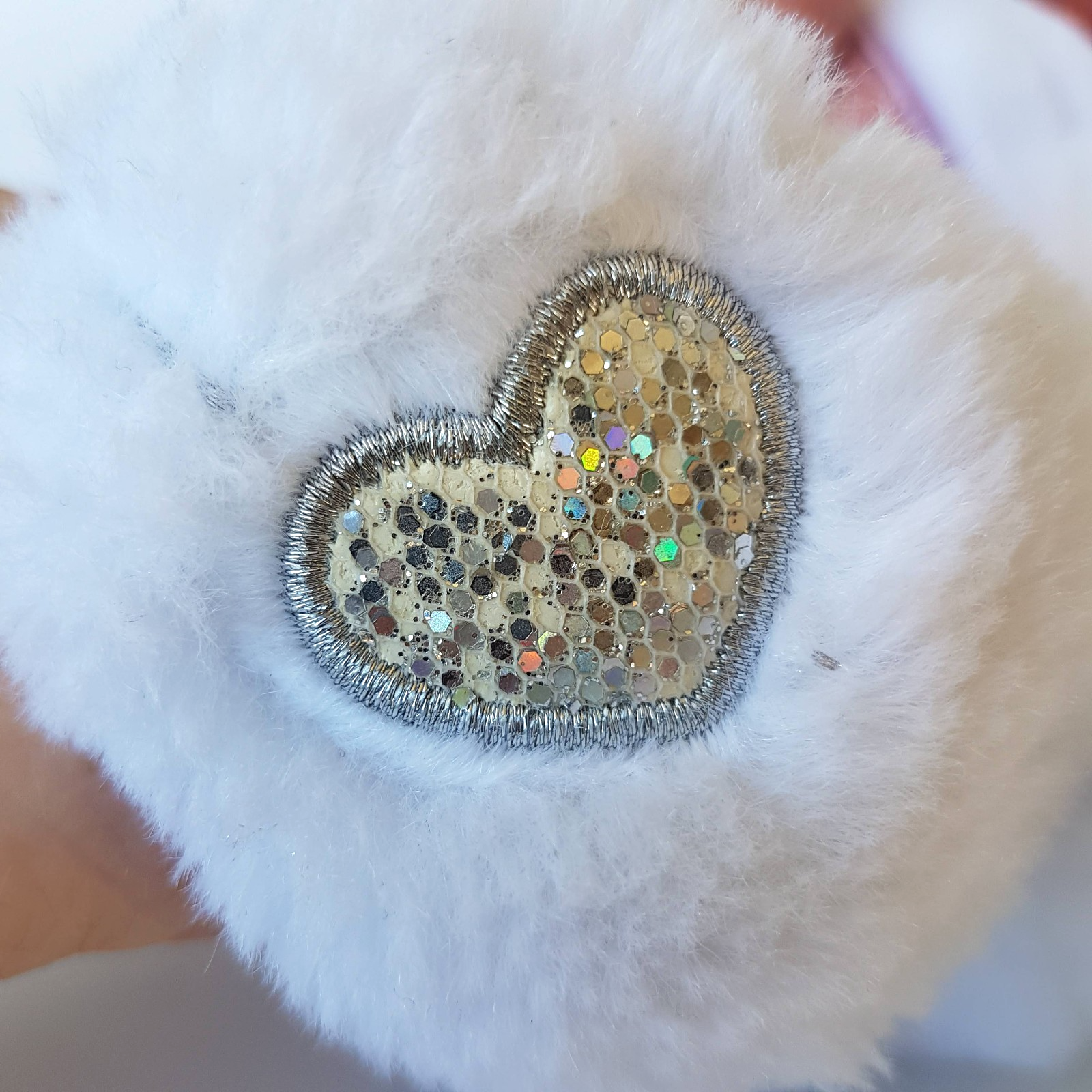 Care Bear HOPEFUL HEART Collector's Edition 2022 36cm Crystal Nose White Glitter20