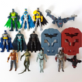 Mattel BATMAN Action Figure LOT Bundle 4" DC Comics Superhero Reptile Lizard EUC0