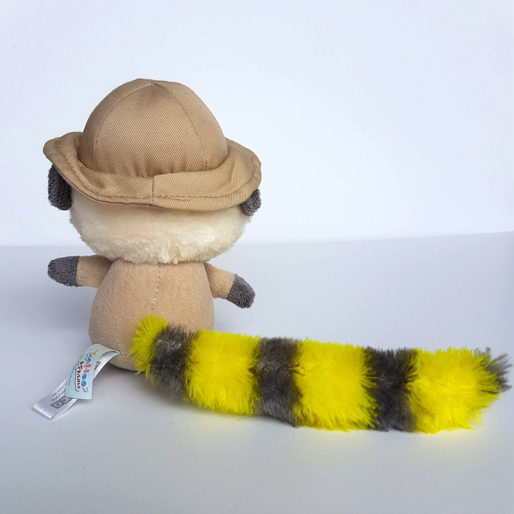 YooHoo Friends ZOO KEEPER LEMUR Plush Soft Toy Stuffed Animal 16cm Big Eyes Toy6