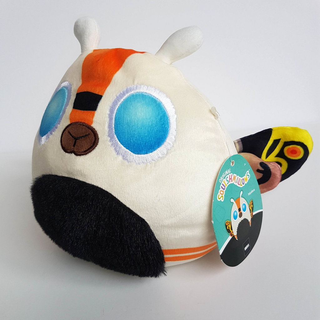 Squishmallows GODZILLA MOTHRA Plush 19cm Stuffed Animal Insect TAGS Soft Toy0