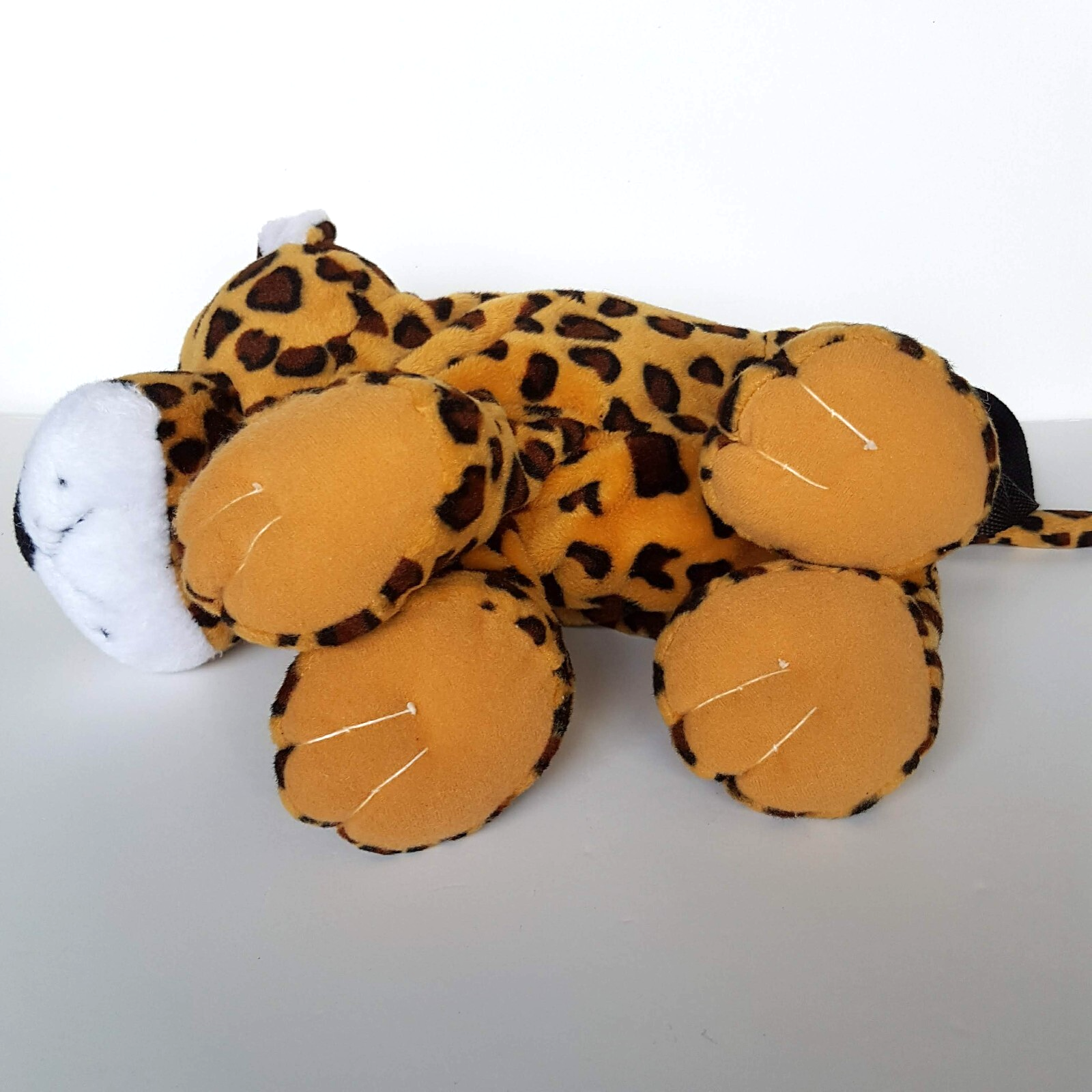 Plush JAGUAR LEOPARD Kids Cross Body Bag Stuffed Animal Safari Soft Toy Cute6