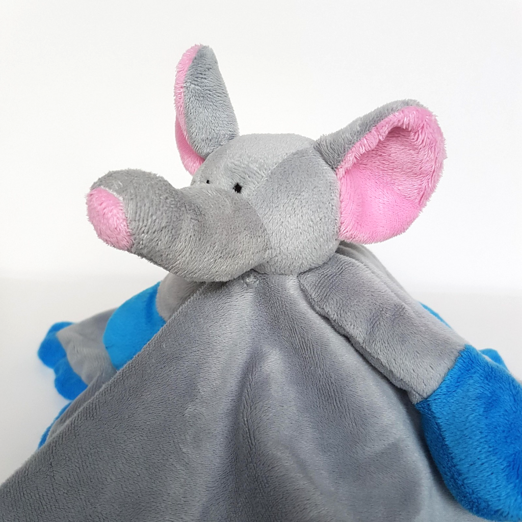Surgipack ELEPHANT Baby Lovey Plush Security Blanket Comforter Sleep Soft Toy1