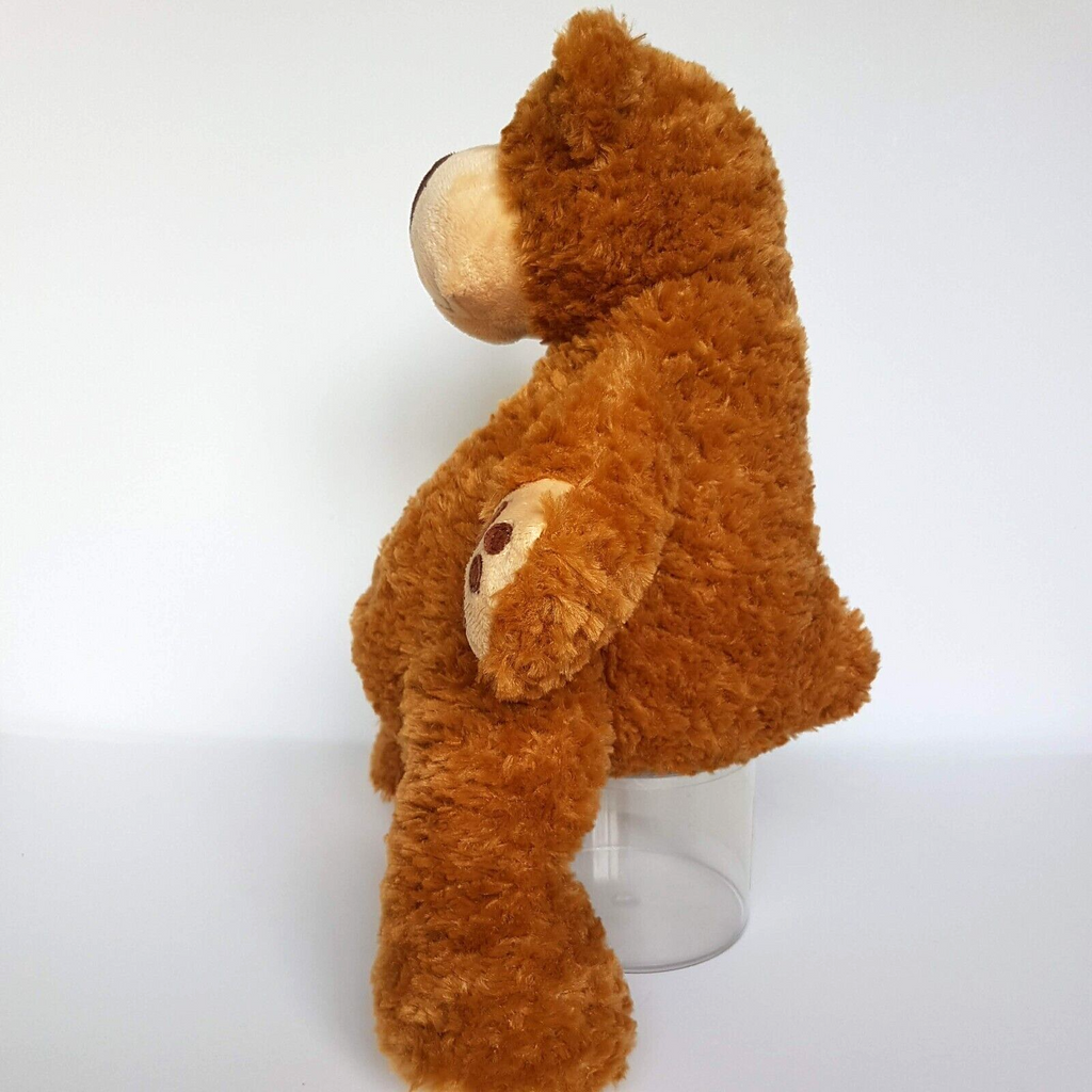 Korimco CARAMEL TEDDY BEAR Plush 33cm Stuffed Animal Soft Toy Sitting Cute Soft10