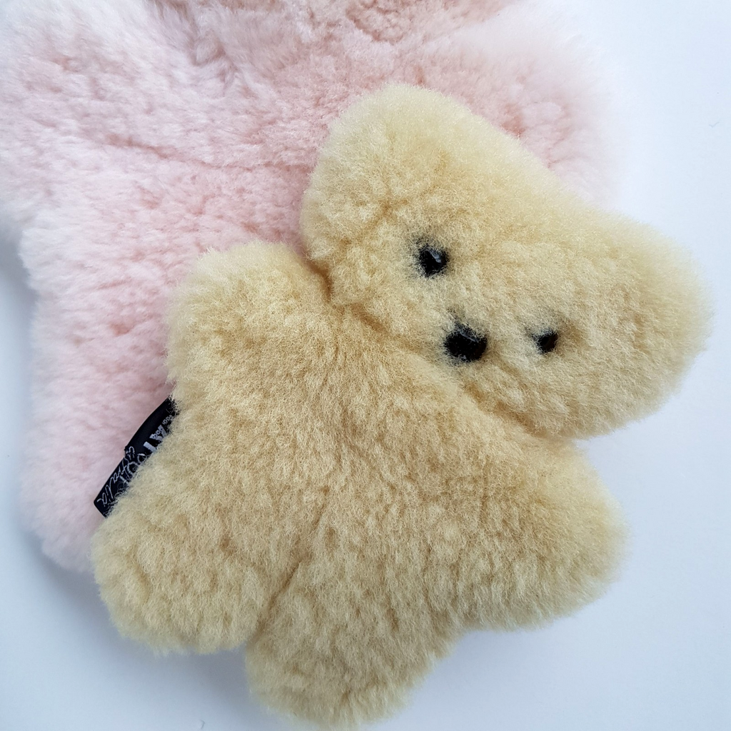 FLATOUT BEAR x 2 Australia 100% Sheepskin Flat Out Plush Soft Toy Stuffed Animal2