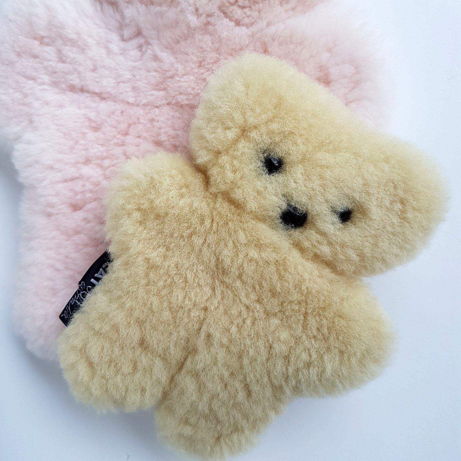 FLATOUT BEAR x 2 Australia 100% Sheepskin Flat Out Plush Soft Toy Stuffed Animal2