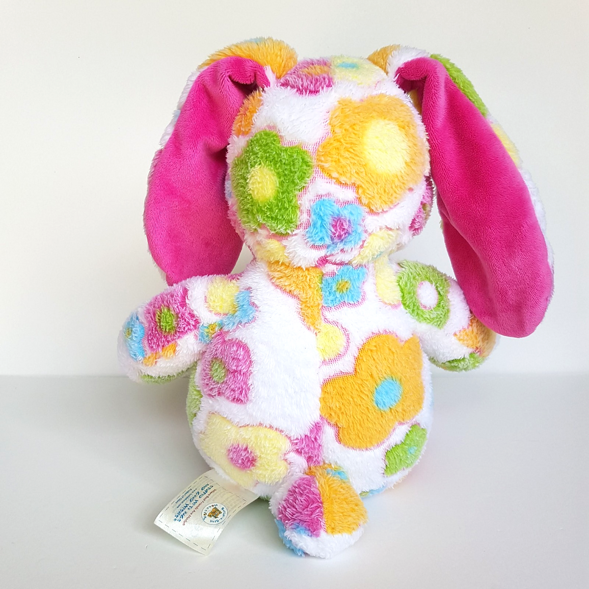 Build A Bear WHITE FLOWER RABBIT Plush BAB Plush Soft Toy 40cm Stuffed Animal8