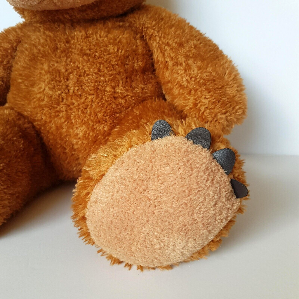 Aurora Large CARAMEL TEDDY BEAR Plush Stuffed Animal Cuddly 42cm Soft Toy Cuddly4