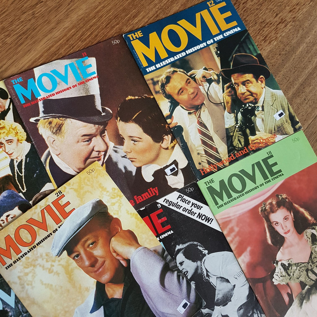 THE MOVIE Cinema Magazine Lot Vintage 70s 80s Hollywood Stars History of Film TV2