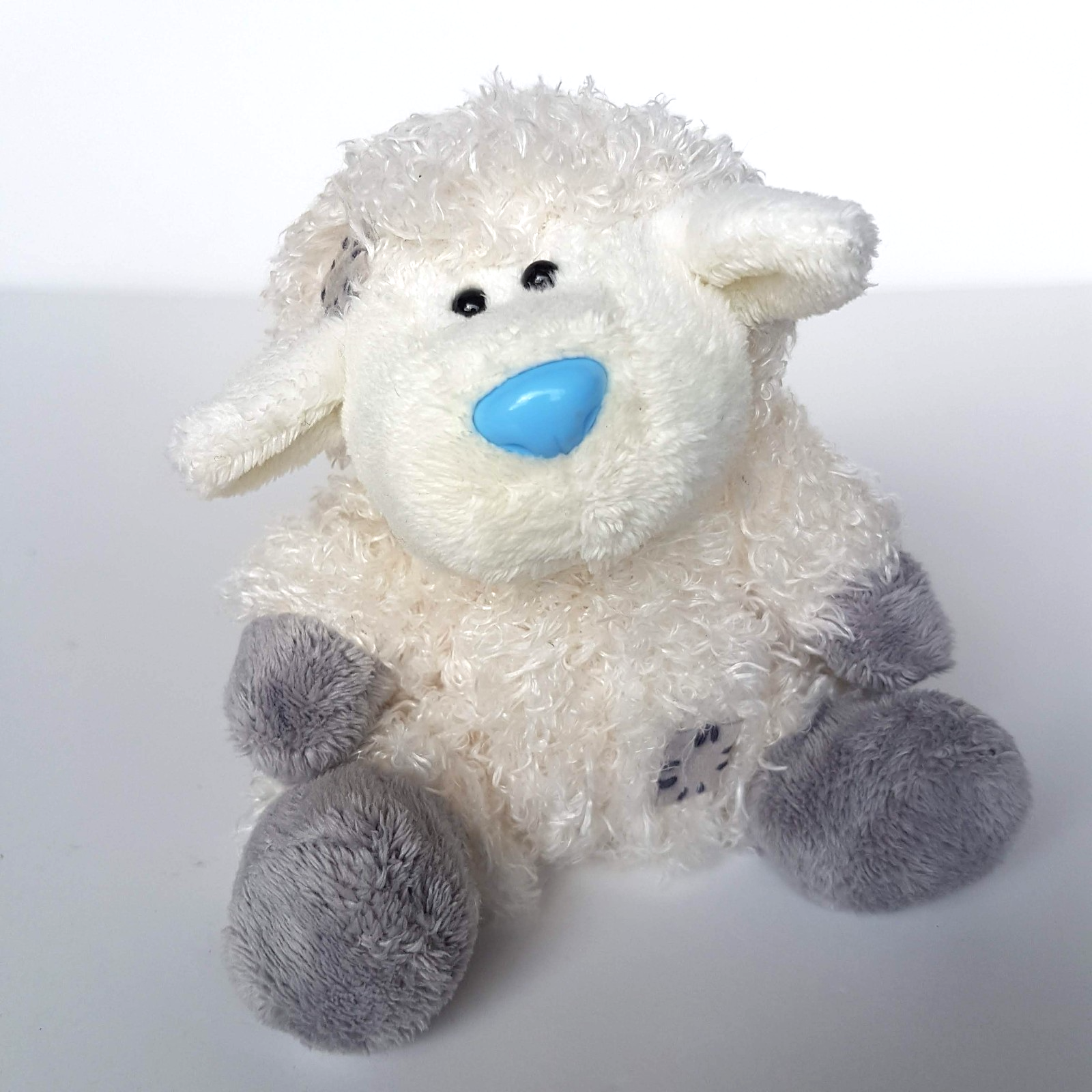 My Blue Nose Friends COTTONSOCKS LAMB #12 Plush 10cm Stuffed Animal Soft Toy0