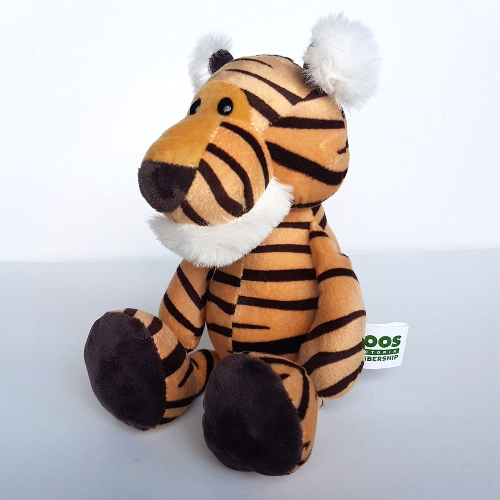 Zoos Victoria MEMBERSHIP TIGER Plush Wild Cat Stuffed Animal Soft Toy Safari0