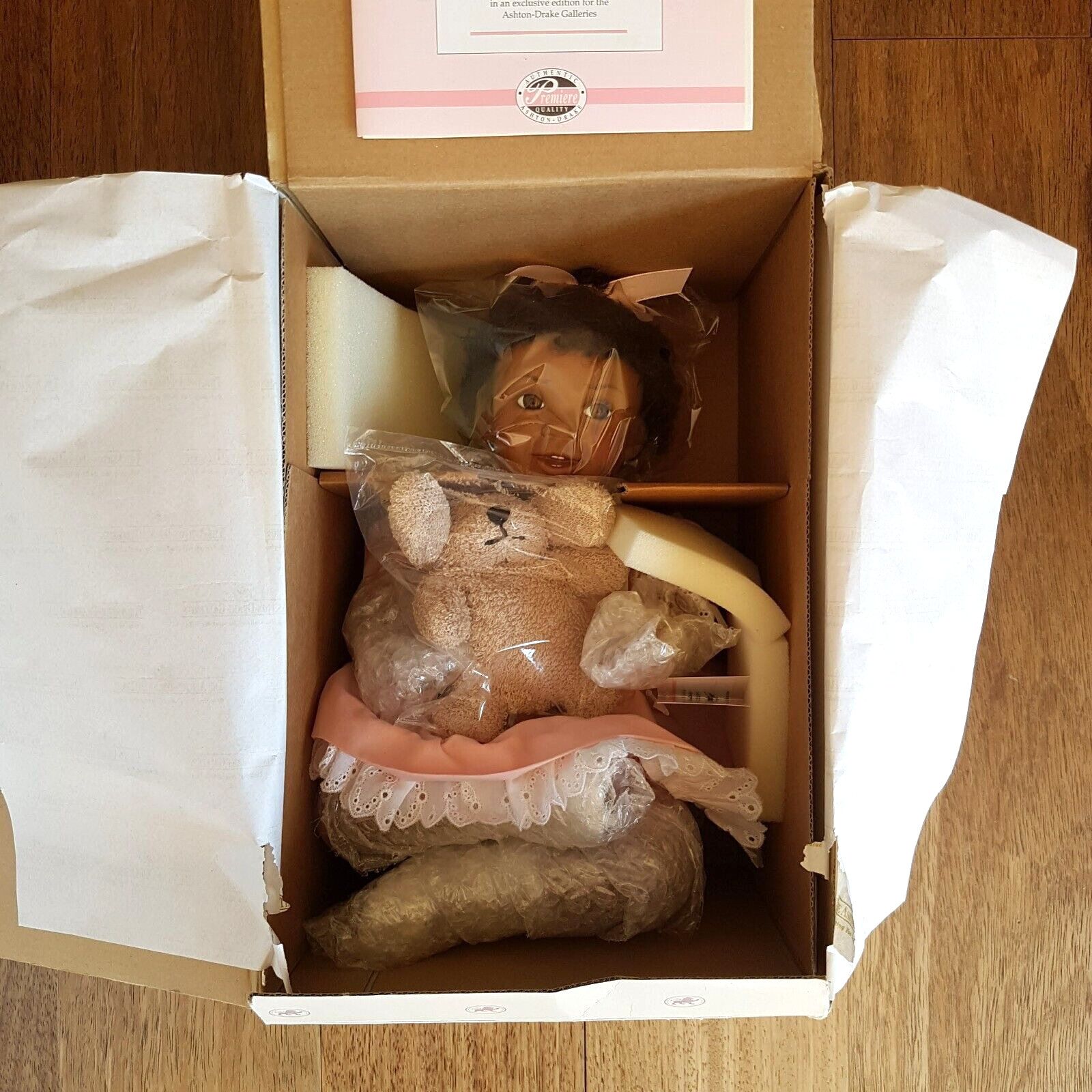 Ashton Drake BRIANNE Porcelain Doll COA Boxed Collectible African American Doll1