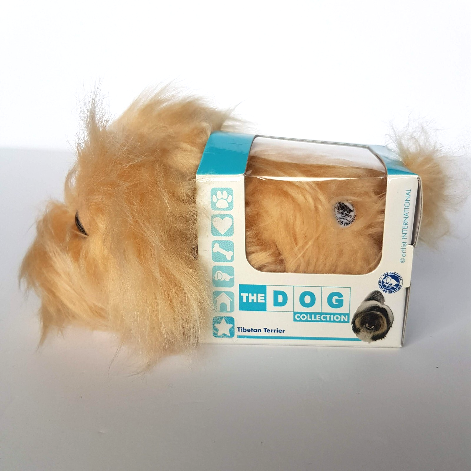 ARTLIST The DOG TIBETAN TERRIER Plush Puppy Box Stuffed Animal Soft Toy Cute1