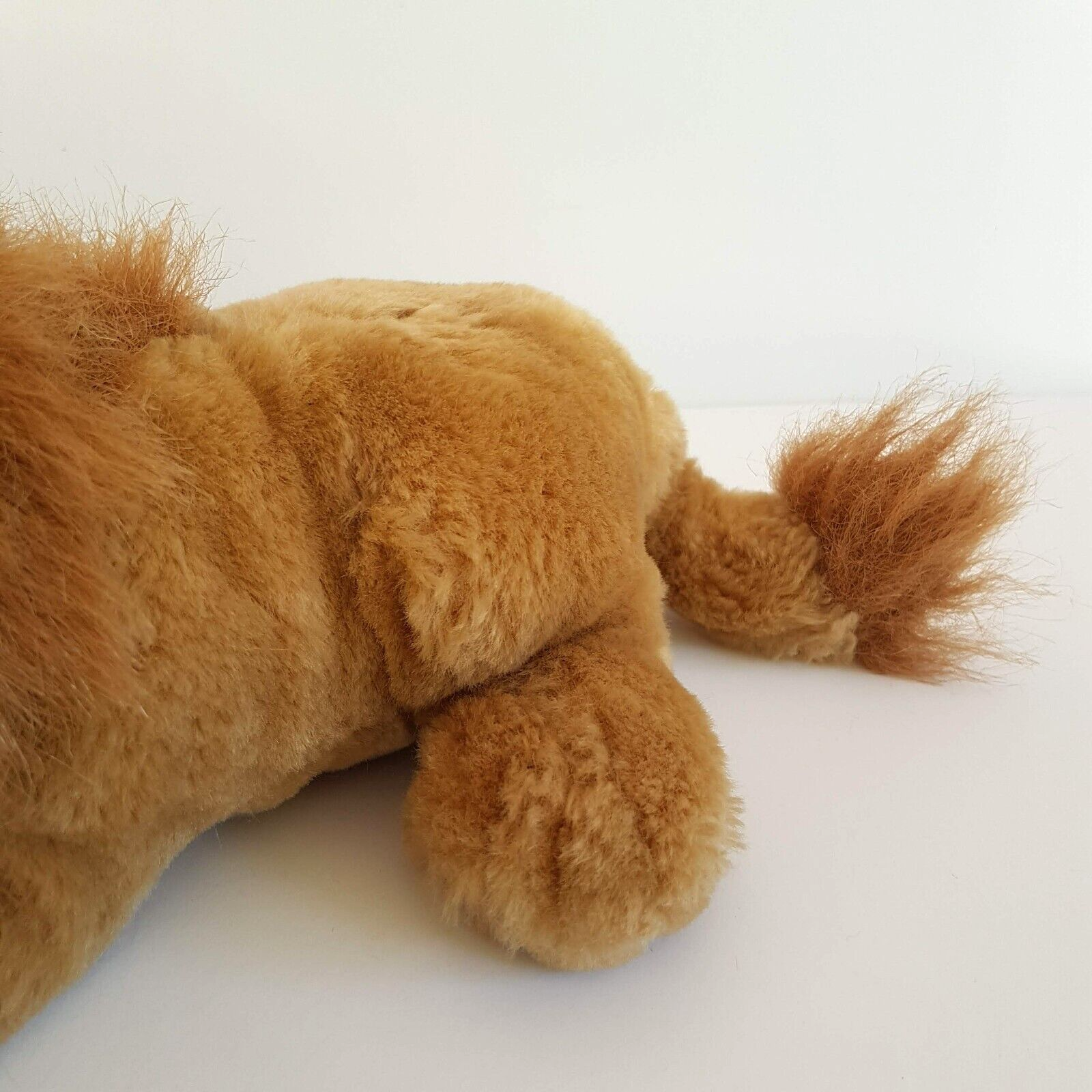 Cuddly LION WILD CAT 30cm Long Plush Soft Toy Safari Stuffed Animal Laying Cute2