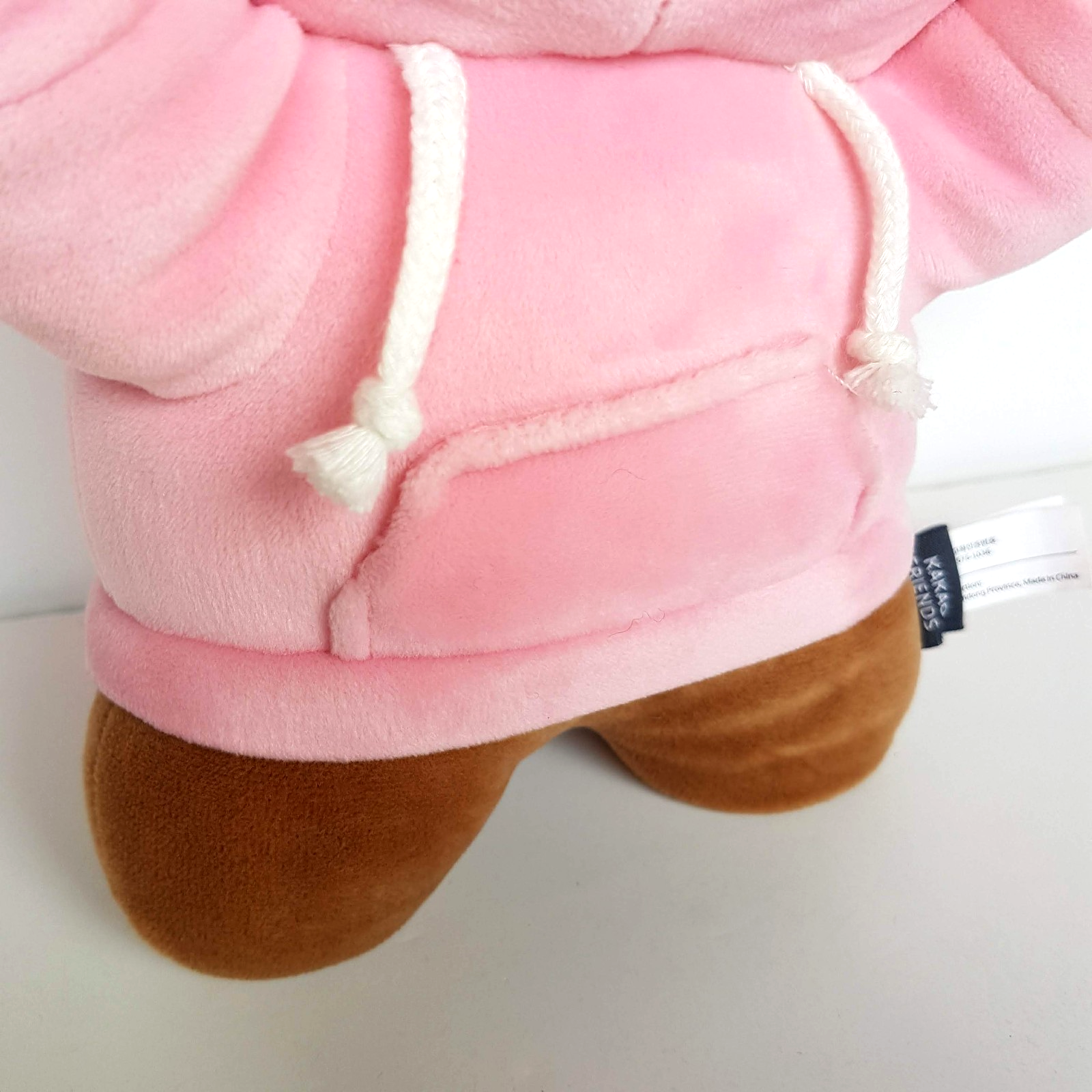 Kakao Friends PINK HOODIE CHOONSIK CAT Genuine 28cm Stuffed Animal Soft Toy CUTE5