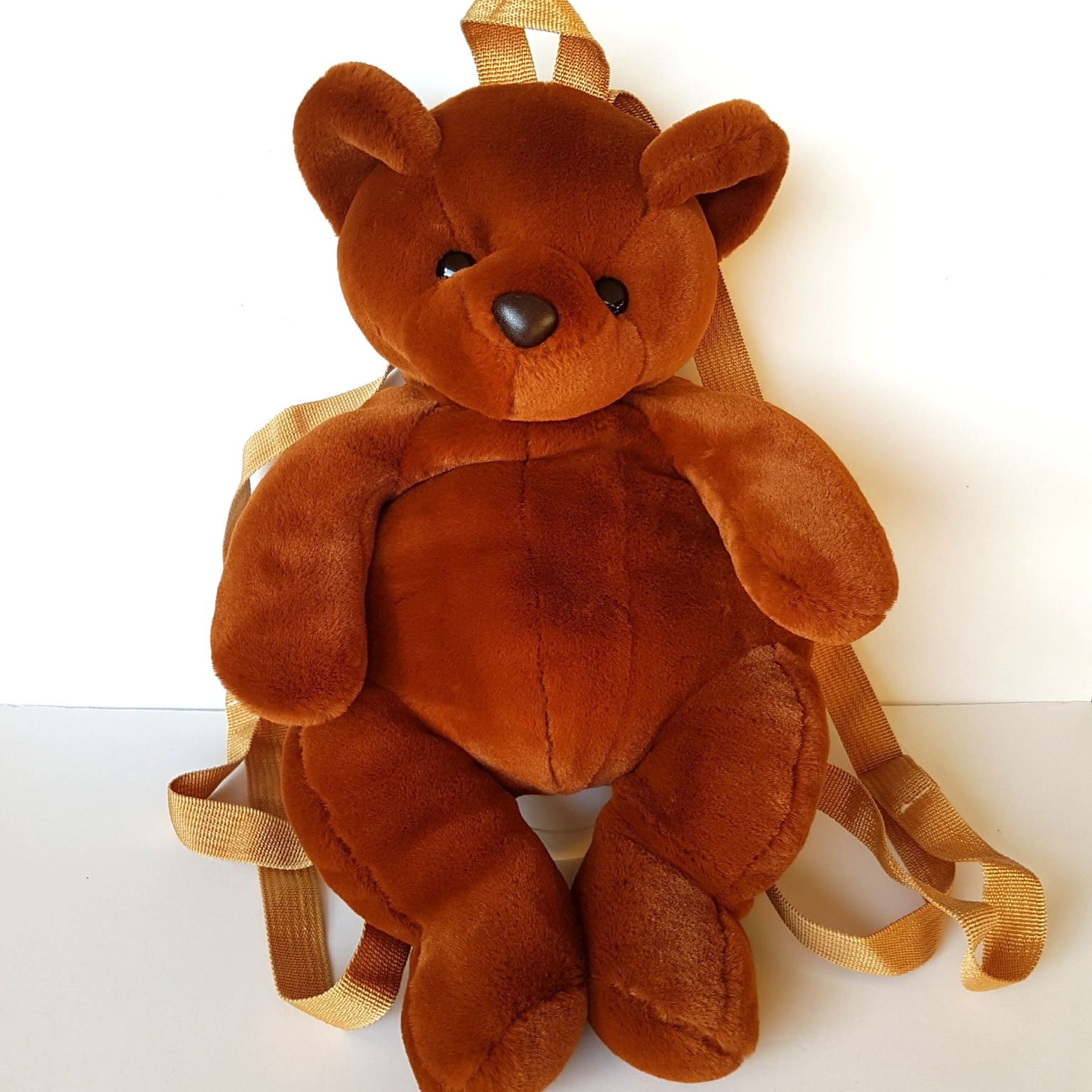 TEDDY BEAR PLUSH BACKPACK Adult Kids 43cm Soft Toy Bag Cuddly Adjustable Animal0