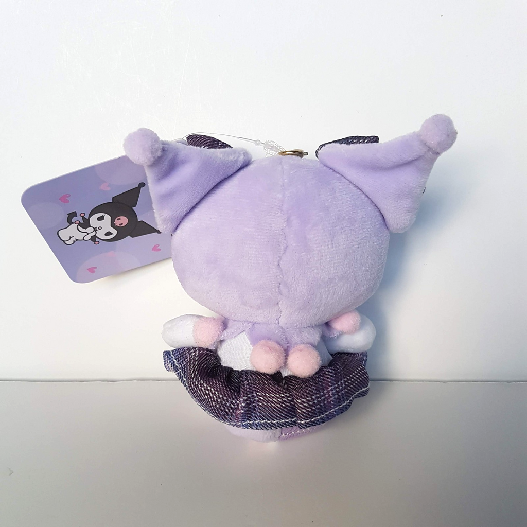 AOGER Sanrio KUROMI Plush Doll Keychain Keyring Bag Charm TAG Accessory Soft Toy2