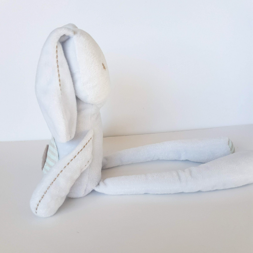 Pumpkin Patch BLUE BUNNY RABBIT Lovey 38cm Plush Baby Comforter Sleep Soft Toy8