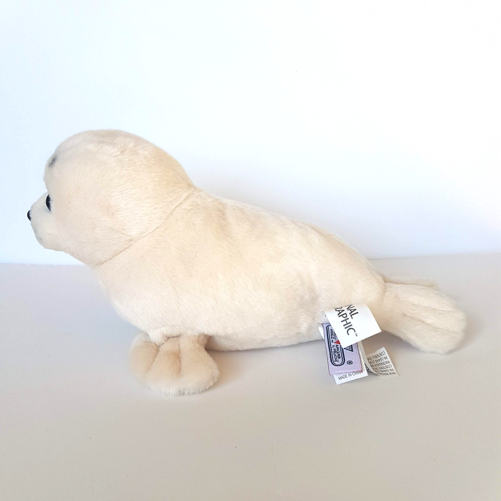 National Geographic LELLY VENTURELLI HARP SEAL Plush Soft Toy Stuffed Animal3