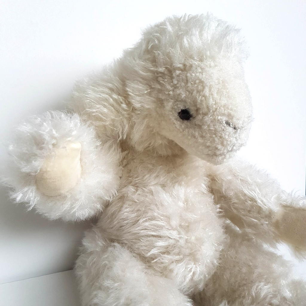 Settle Bears SOFT GREY LAMB Plush 5 Way Jointed 45cm Stuffed Animal Soft Toy4
