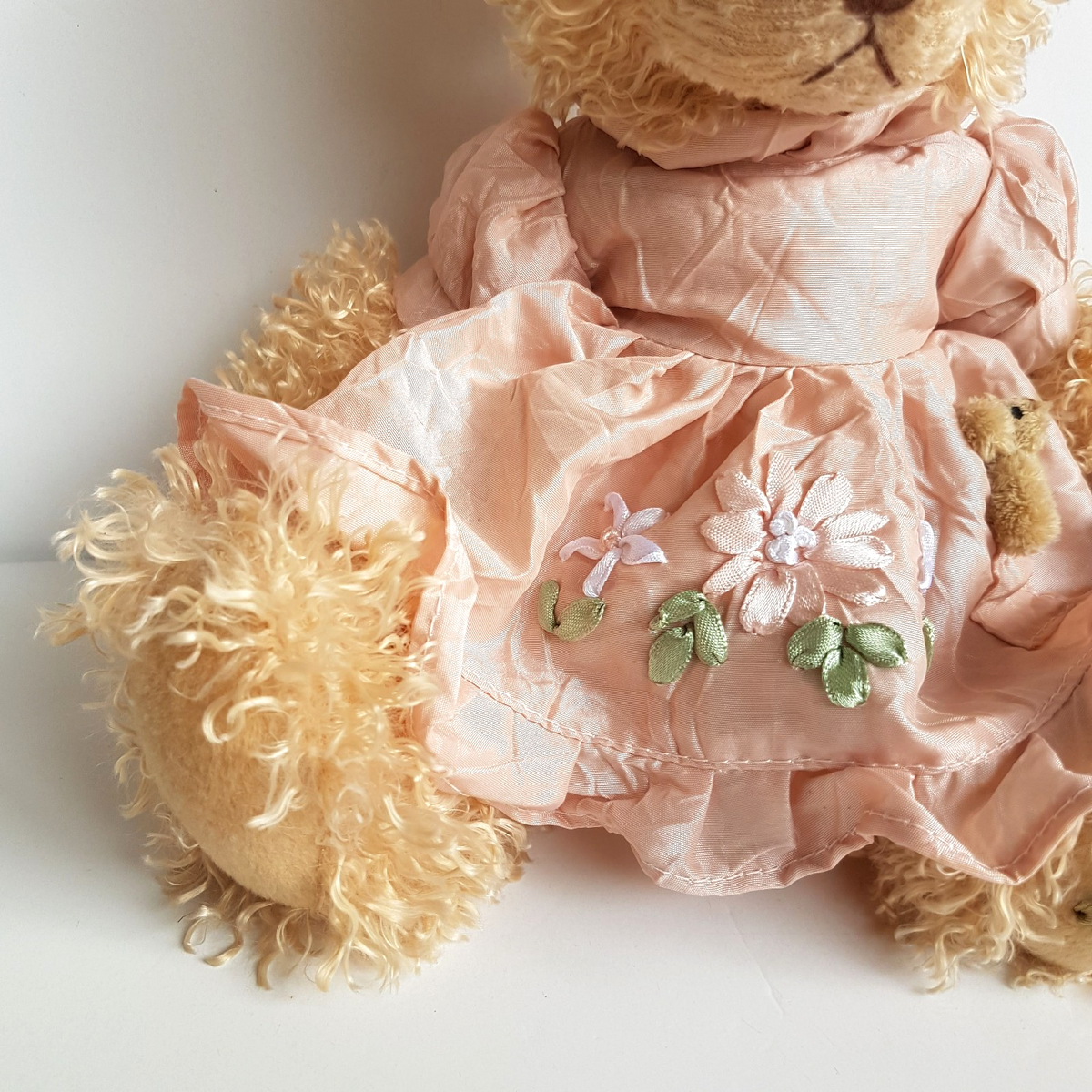 SETTLER BEARS Teddy Bear ANNABELLE 30cm Plush Soft Toy Rose Dress Stuffed Animal2