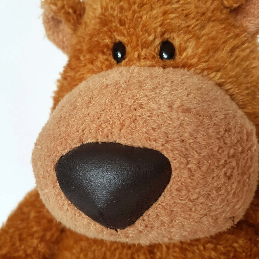 Aurora Large CARAMEL TEDDY BEAR Plush Stuffed Animal Cuddly 42cm Soft Toy Cuddly6