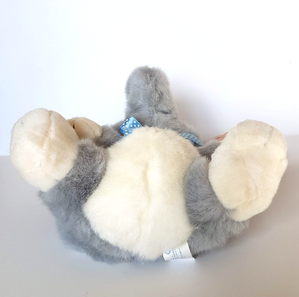 Vintage CUDDLEWIT GREY ELEPHANT TAGS Stuffed Animal Soft Toy 1996 Collectible8
