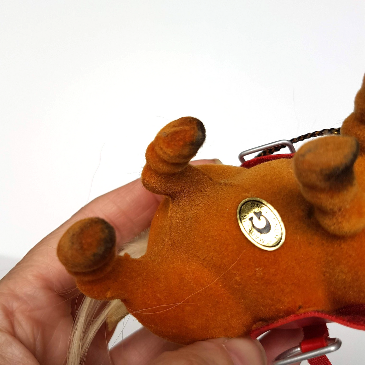 Vintage THELWELL'S HORSE KIPPER Pony Toy RARE Flocked Pony Figure Hong Kong16