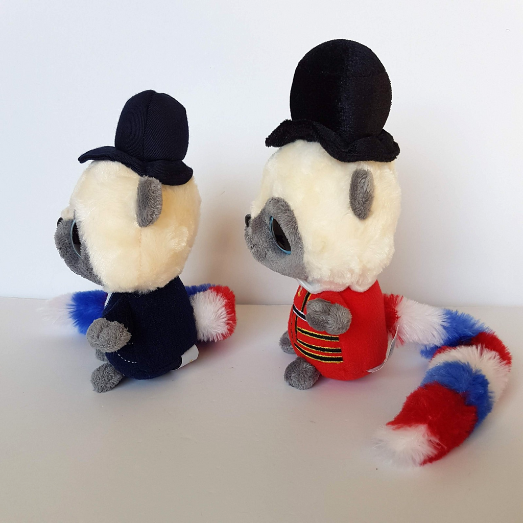 YooHoo Friends BRITISH ROYAL GUARD & POLICE LEMUR Plush Stuffed Animal Soft Toy4