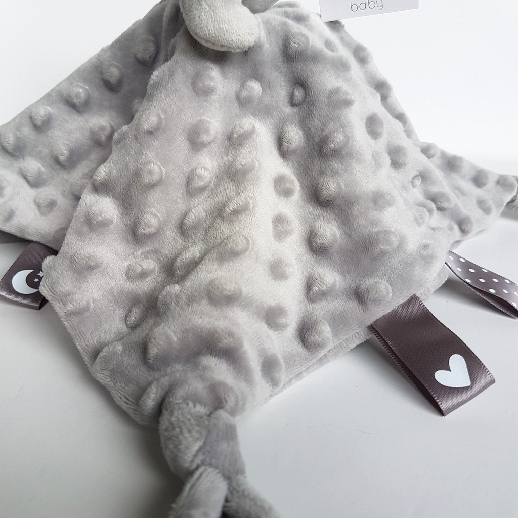 Kaiser Baby GREY ELEPHANT Lovey Plush Security Blanket Comforter Sleep Soft Toy2