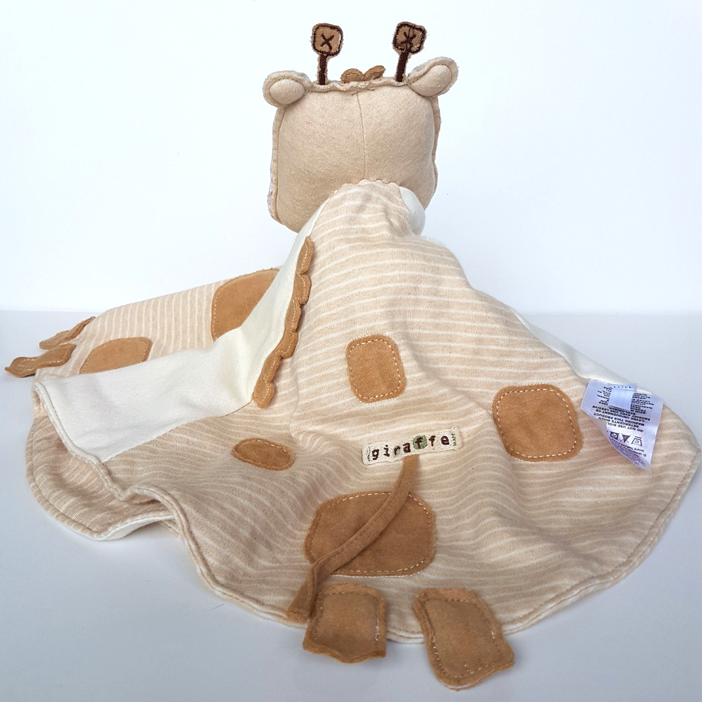 Nature's Purest GIRAFFE Baby Lovey Comforter Security Blanket Soft Toy Animal6