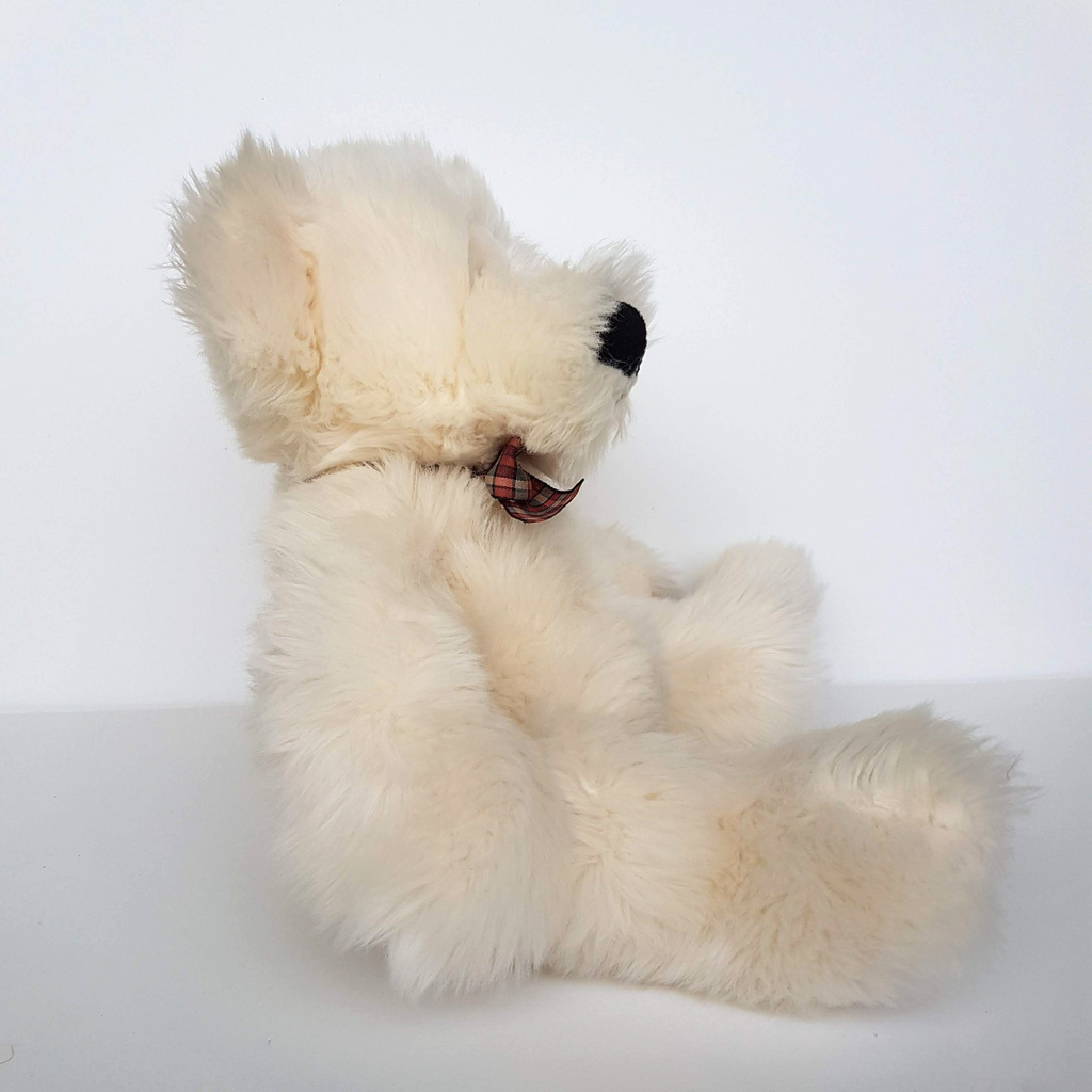 Russ WALTER TEDDY BEAR Cream 35cm Plush Soft Toy Stuffed Animal Scruffy Floppy4