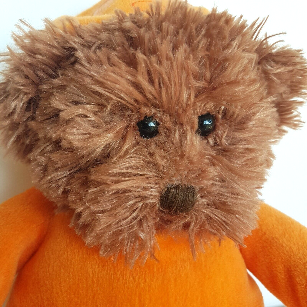 Russ HALLOWEEN PUMPKIN Teddy Bear Plush Orange Stuffed Animal Soft Toy Cute3