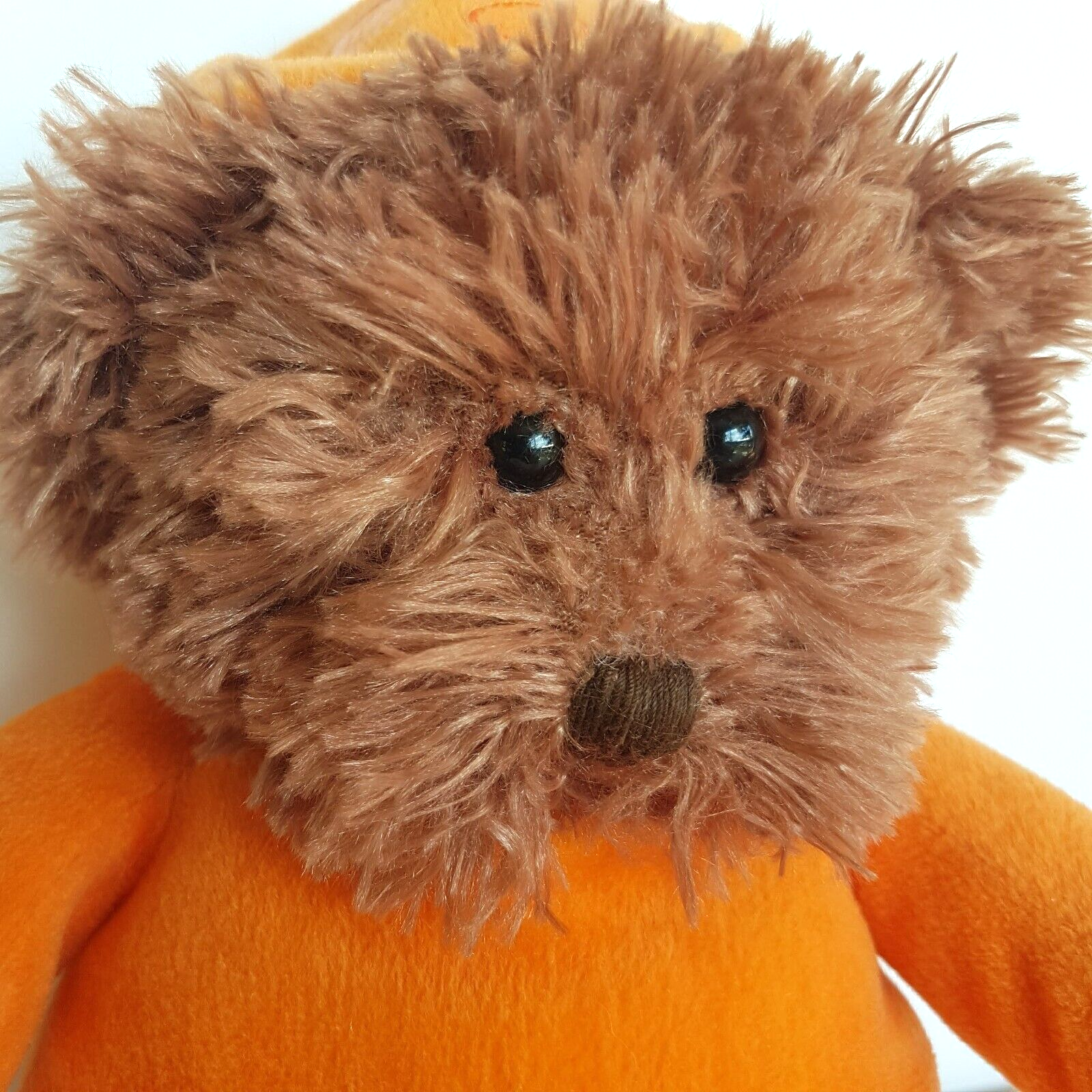 Russ HALLOWEEN PUMPKIN Teddy Bear Plush Orange Stuffed Animal Soft Toy Cute3