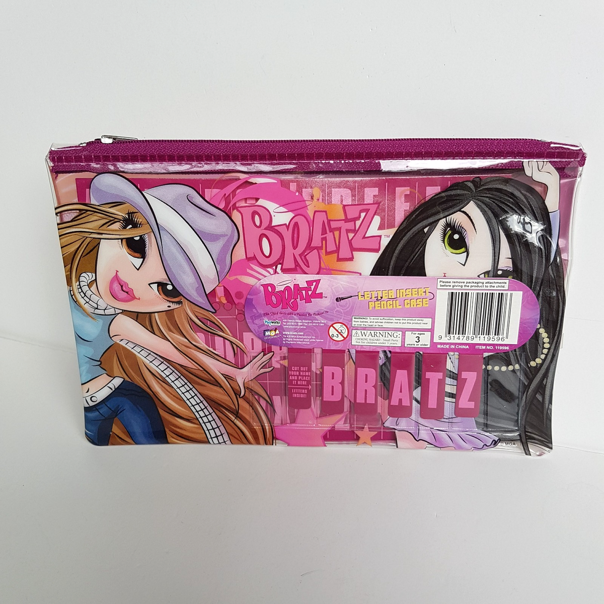 Y2K Bratz Doll PENCIL CASE Letter Insert Name Fashion Doll Retro Merchandise2