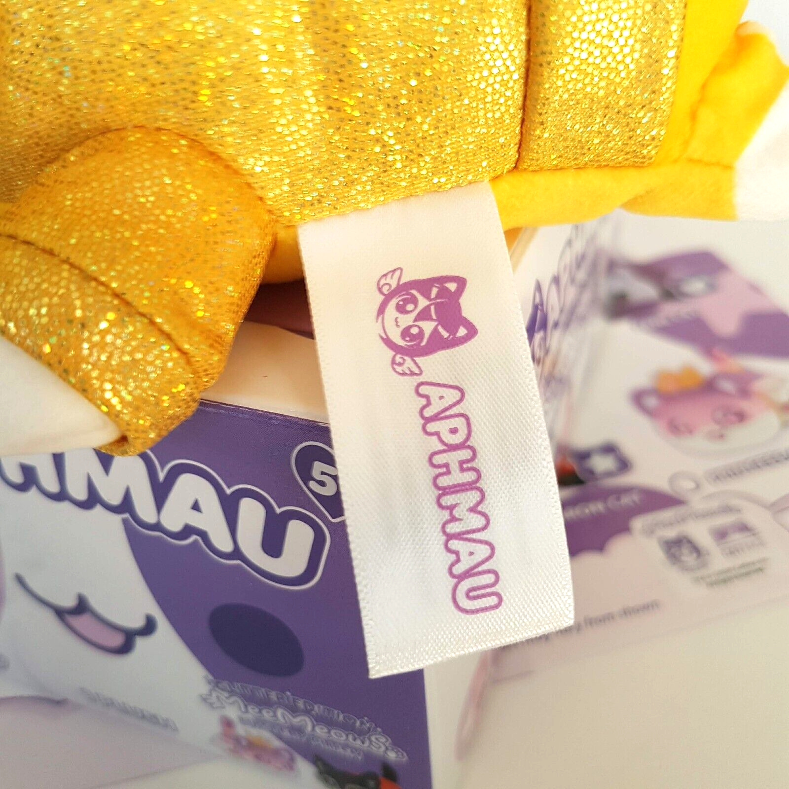 Aphmau MeeMeows NOI CAT Mystery Plush Glitter Edition Stuffed Animal BOX & FLIER5