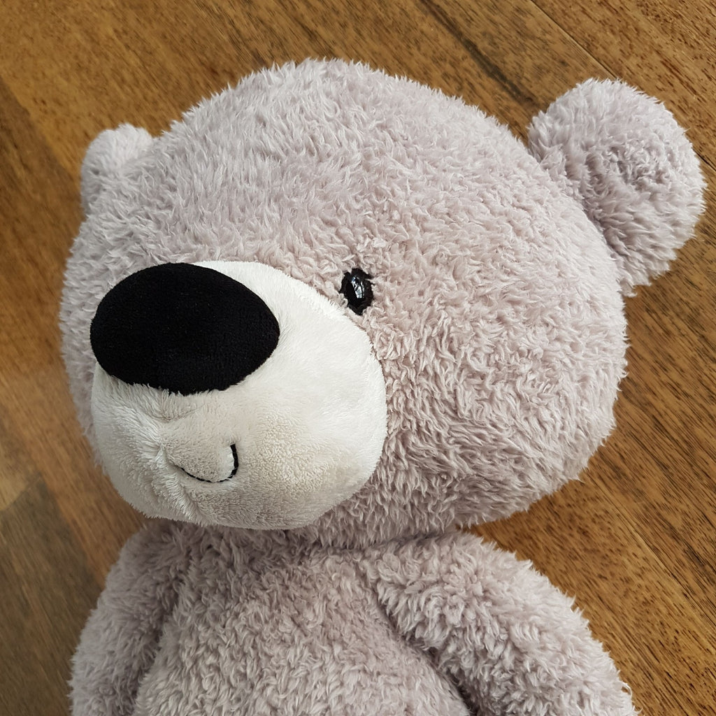 GUND JUMBO 60cm GREY FUZZY Large Gris Teddy Bear Plush Stuffed Animal Soft Toy5