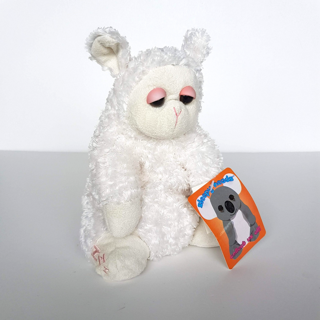 RARE CA Australia SLEEPY HEADS LAMB Lambzi Plush 16cm Stuffed Animal Soft Toy0