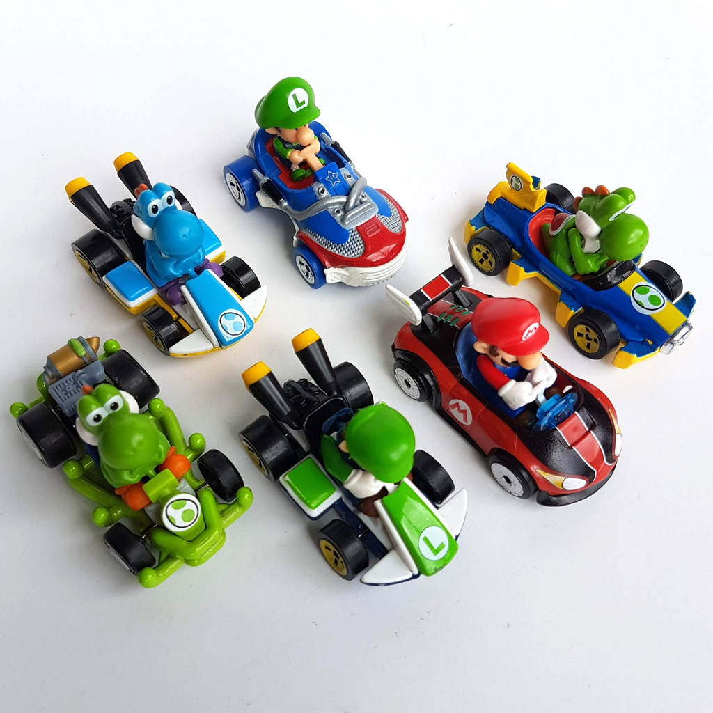 Super Mario HOTWHEELS DIE CAST Lot Nintendo Cars Luigi Yoshi Mario Gaming Toys3