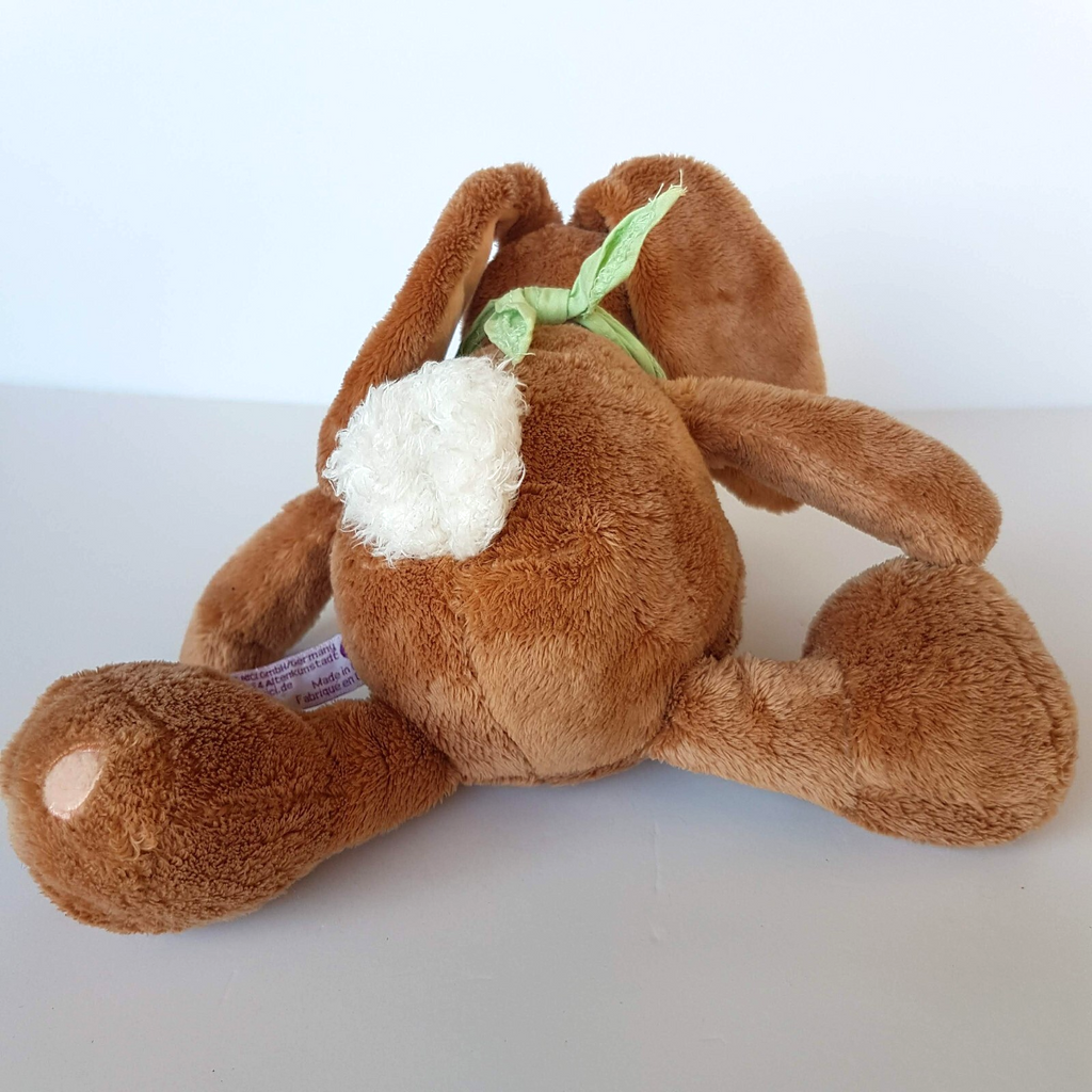 Rare NICI SCRUFFY RABBIT Plush Stuffed Animal Teeth Whiskers Soft Toy Cute Scarf8