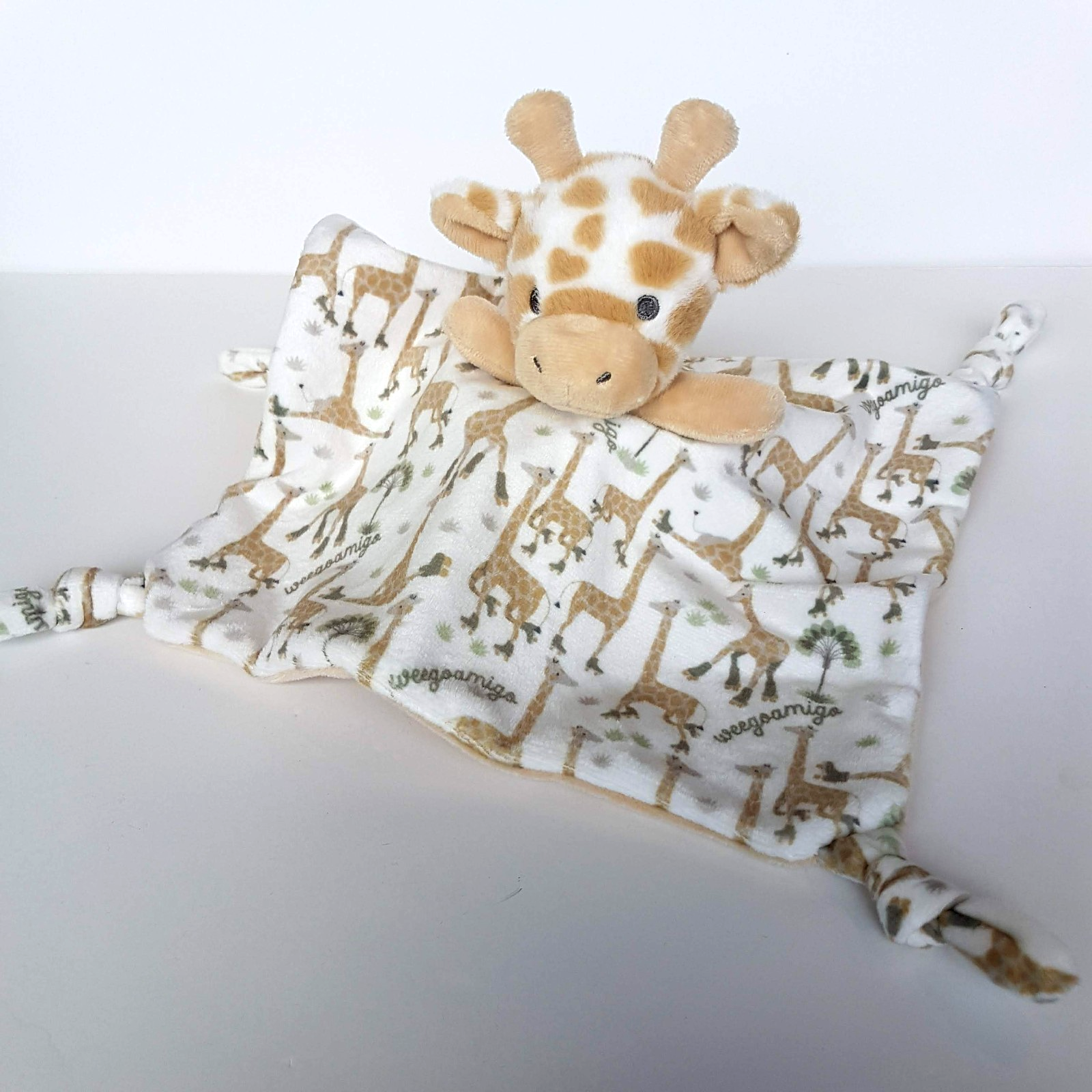 Weego Amigo GIRAFFE Baby Lovey Comforter Security Blanket Baby Sleep Soft Toy0
