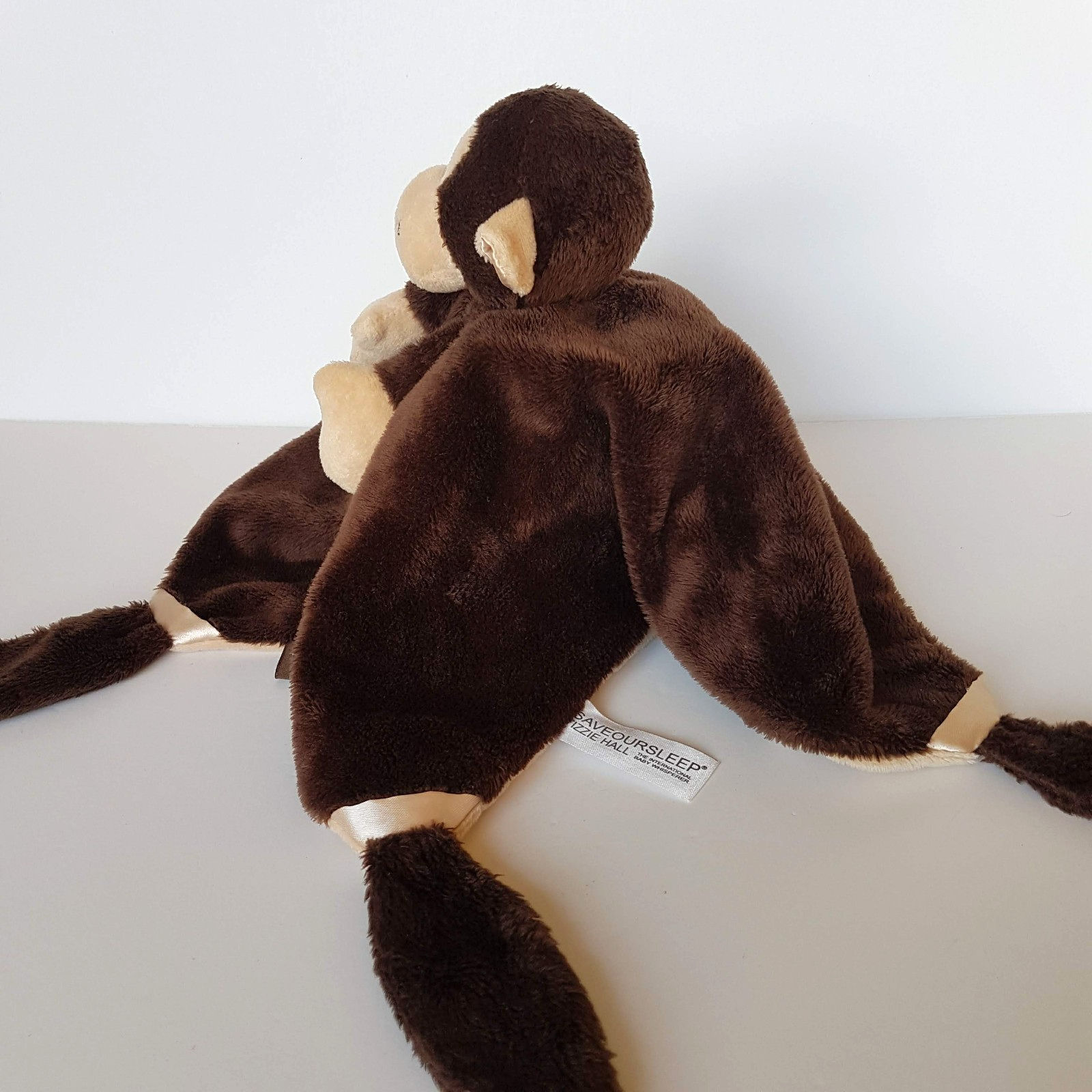 Cute MONKEY Lovey Security Blanket Plush Comforter Soft Toy Stuffed Animal Cute5
