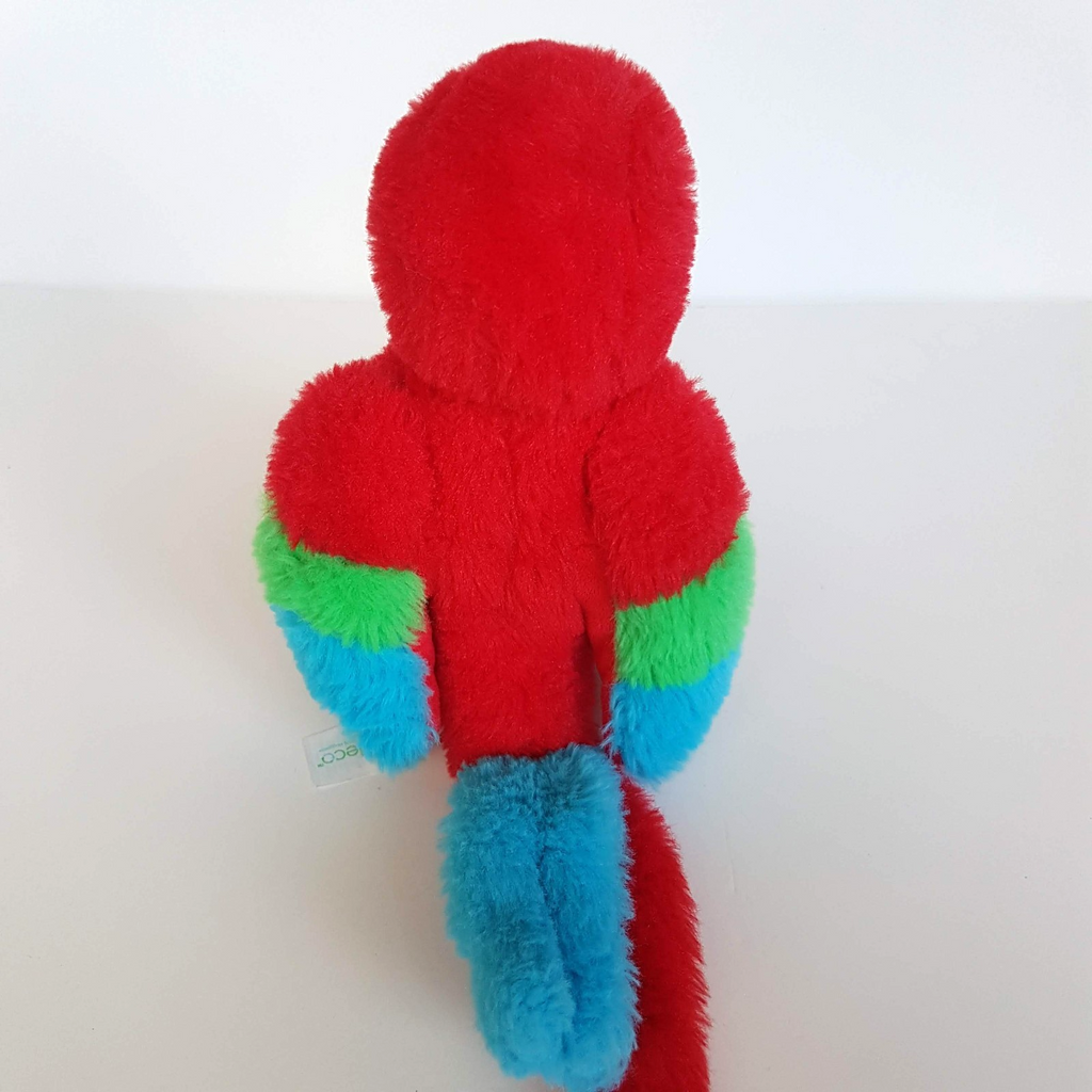 Keel RED PARROT MACAW 18cm Bird Stuffed Animal Soft Toy Red Cute Zoo Birds5