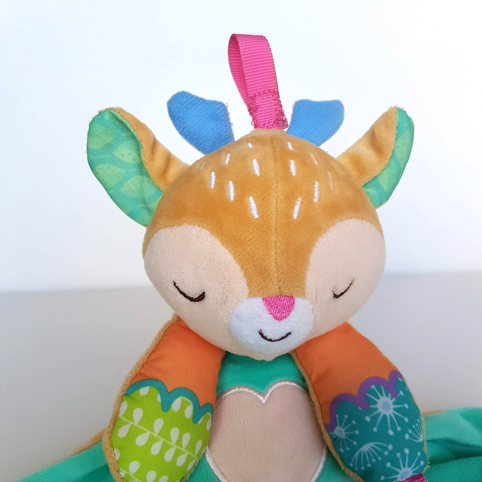 Vtech MY FRIEND FAWN Deer Lovey MUSIC Plush Comforter Blanket Sleep Soft Toy1