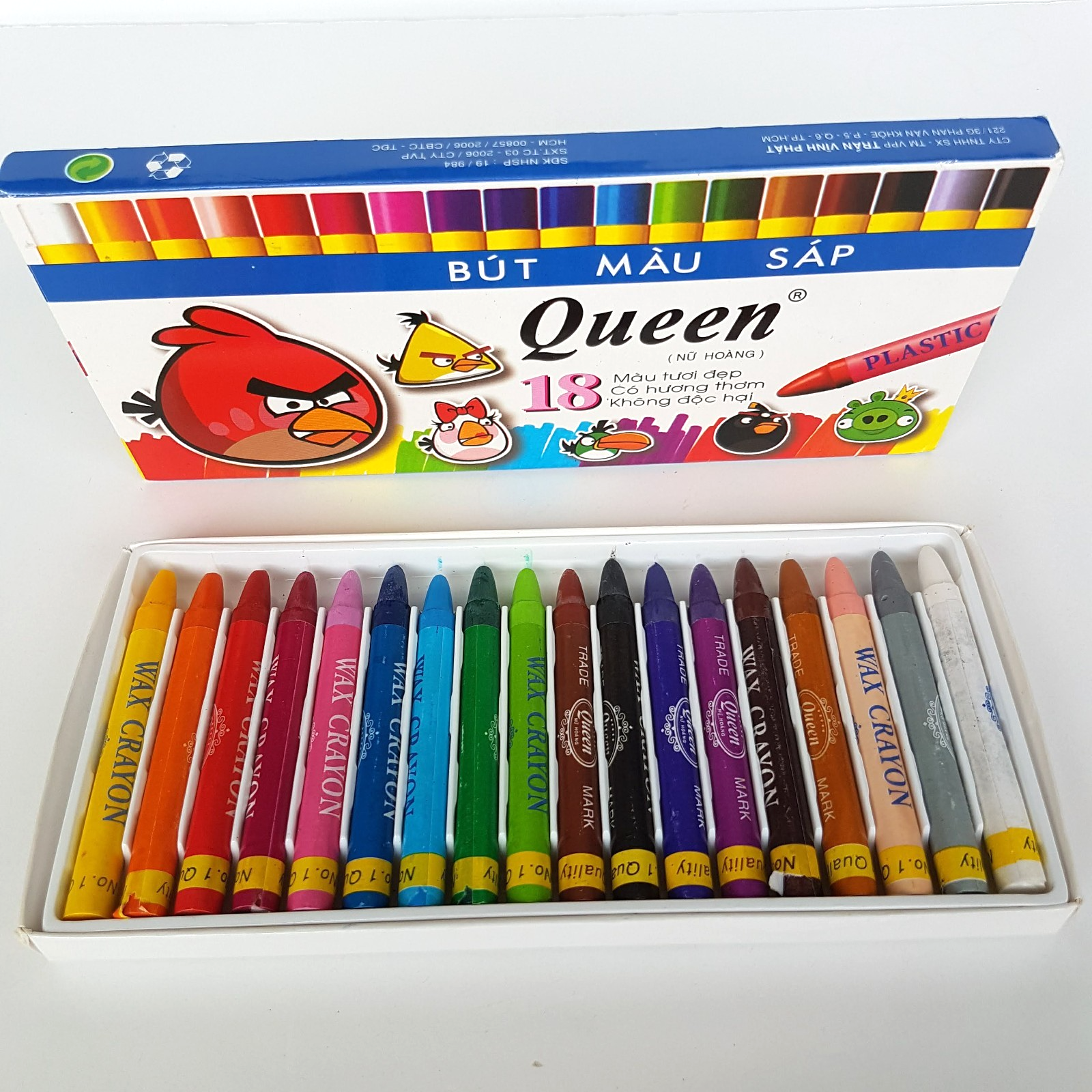 Angry Birds QUEEN CRAYON SET Collectible Merchandise Art Craft Supplies Coloring4