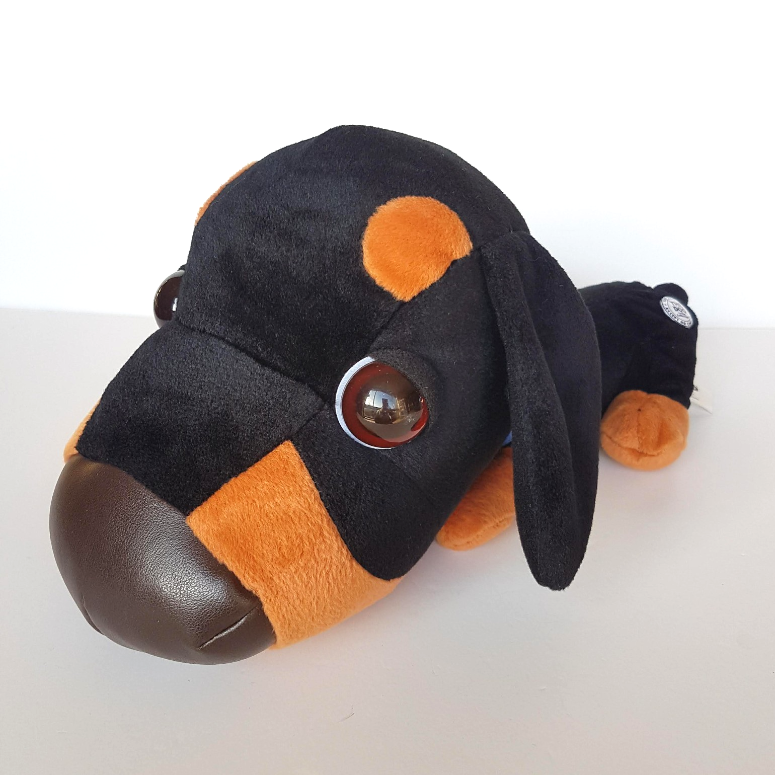 ARTLIST The DOG LARGE ROTTWEILER 35cm Puppy Plush Soft Toy Collar Stuffed Animal0