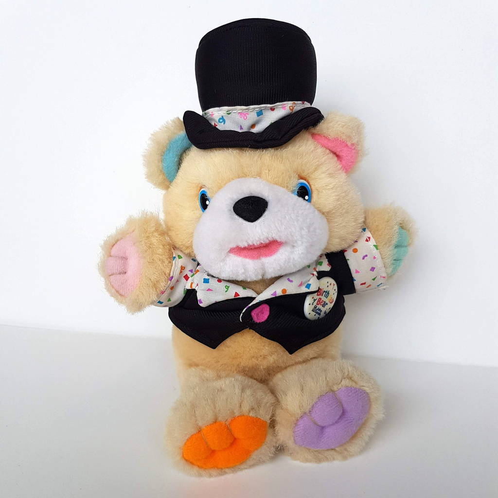 John Sands BIRTHDAY BEAR Teddy Bear 24cm Plush Stuffed Animal Celebrate Soft Toy1