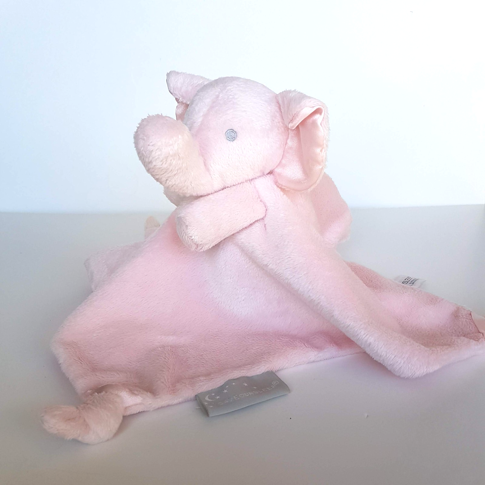Save Our Sleep PINK ELEPHANT Lovey Plush Security Comforter Sleep Baby Soft Toy3