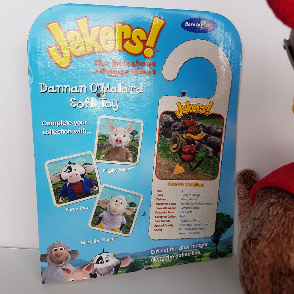 RARE LARGER SIZE Jakers! 39cm Adventures of Piggley Winks DANNAN O'MALLARD Duck4