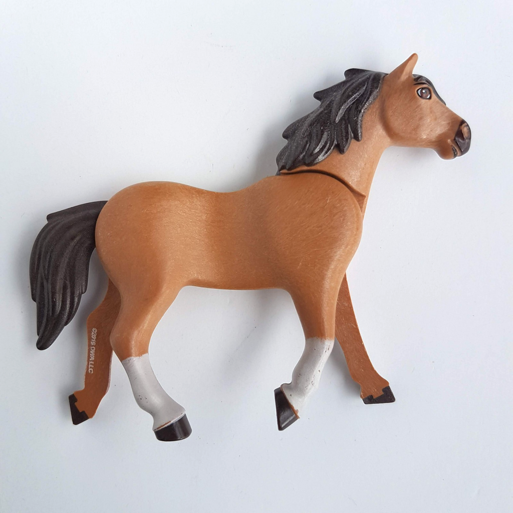 Playmobil SPIRIT RIDING FREE Replacement Bay Horse Plastic Pony Figure Posable0
