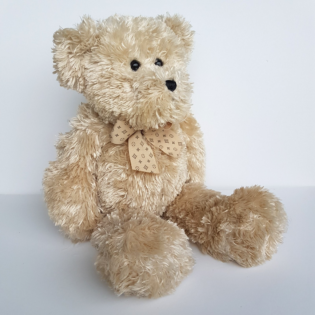 Korimco SHAGGY TEDDY BEAR 46cm Plush Soft Toy Floppy Stuffed Animal Cuddly Cute0